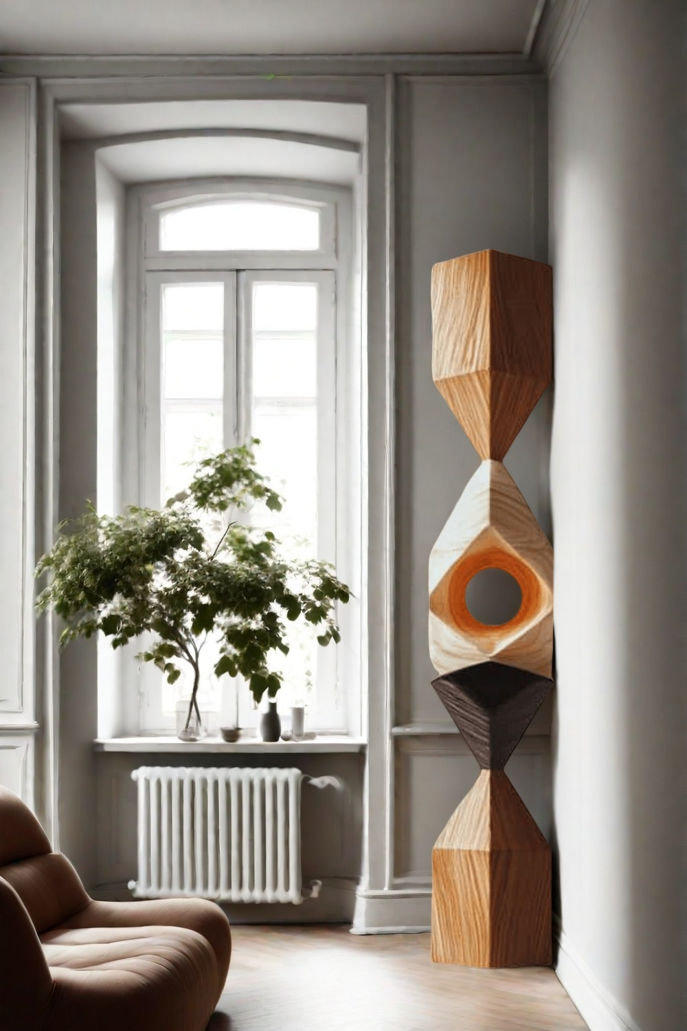 Large Wood Carving Sculpture Home Decor Hand Carved Wooden Sculpture Art