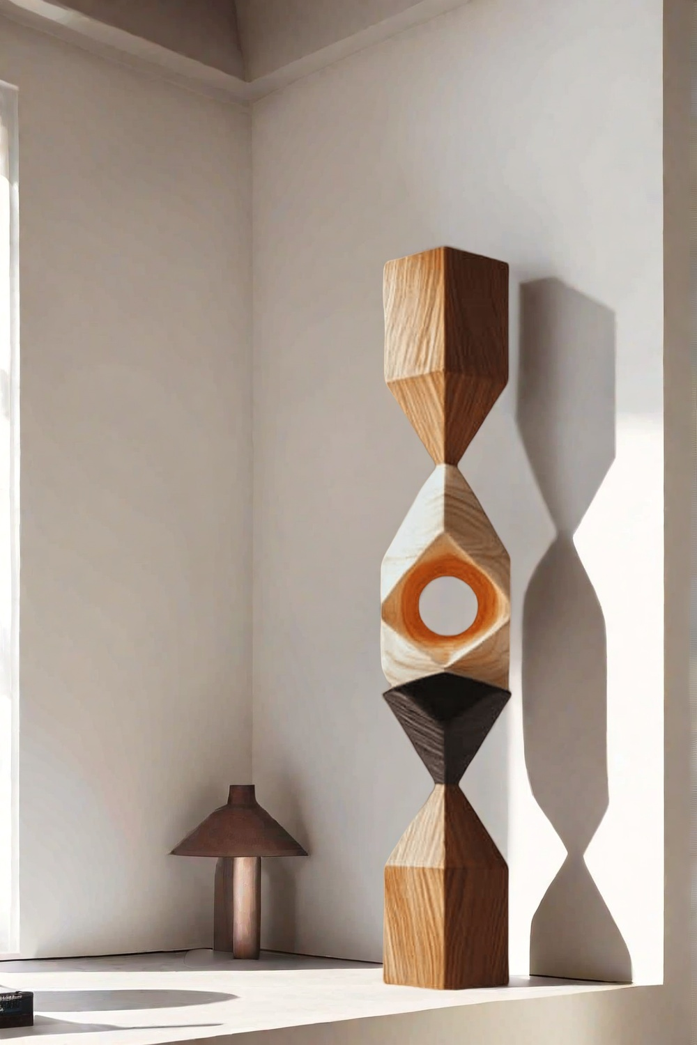 Large Wood Carving Sculpture Home Decor Hand Carved Wooden Sculpture Art