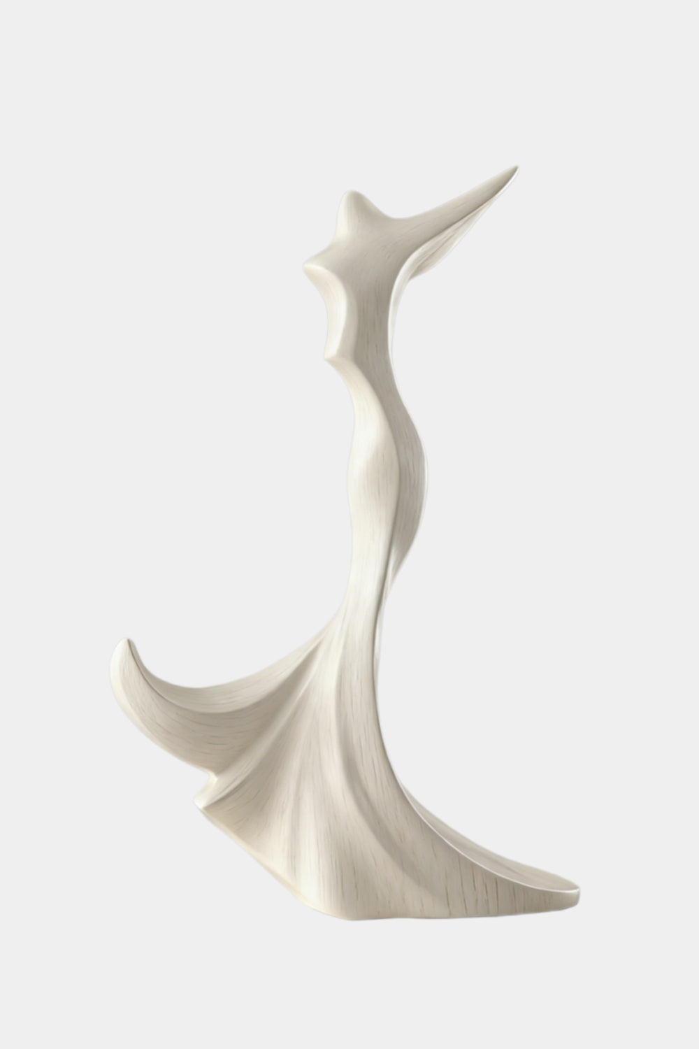 Abstract Wood Ballerina Sculpture | Fluid Dancer Statue | Elegant Gift Decor