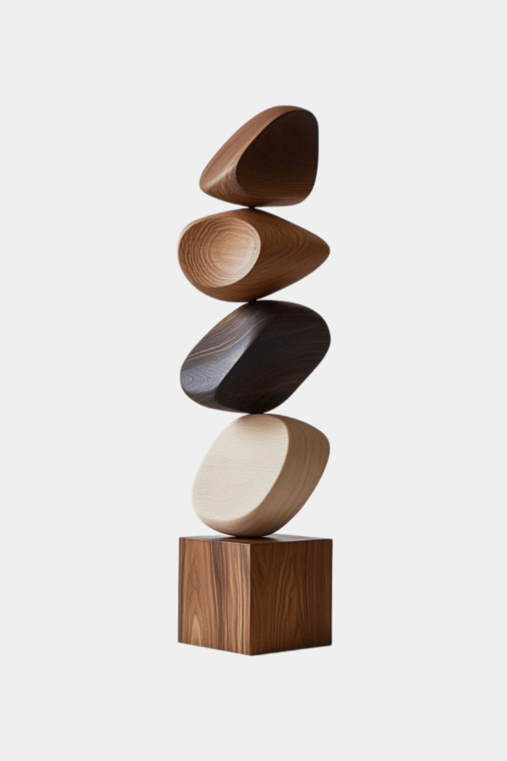 Luxury Large Wooden Statue Abstract Art Piece Ideal For Unique Housewarming Gifts
