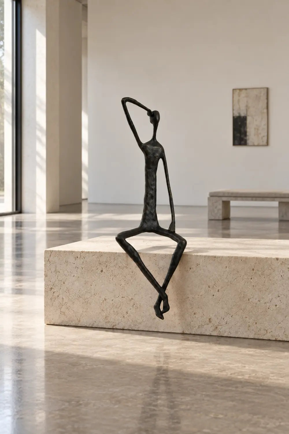 Metal Figure Sculpture Metal People Sculpture Aluminum Statue Metal Man Statue Man Of Steel Sculpture