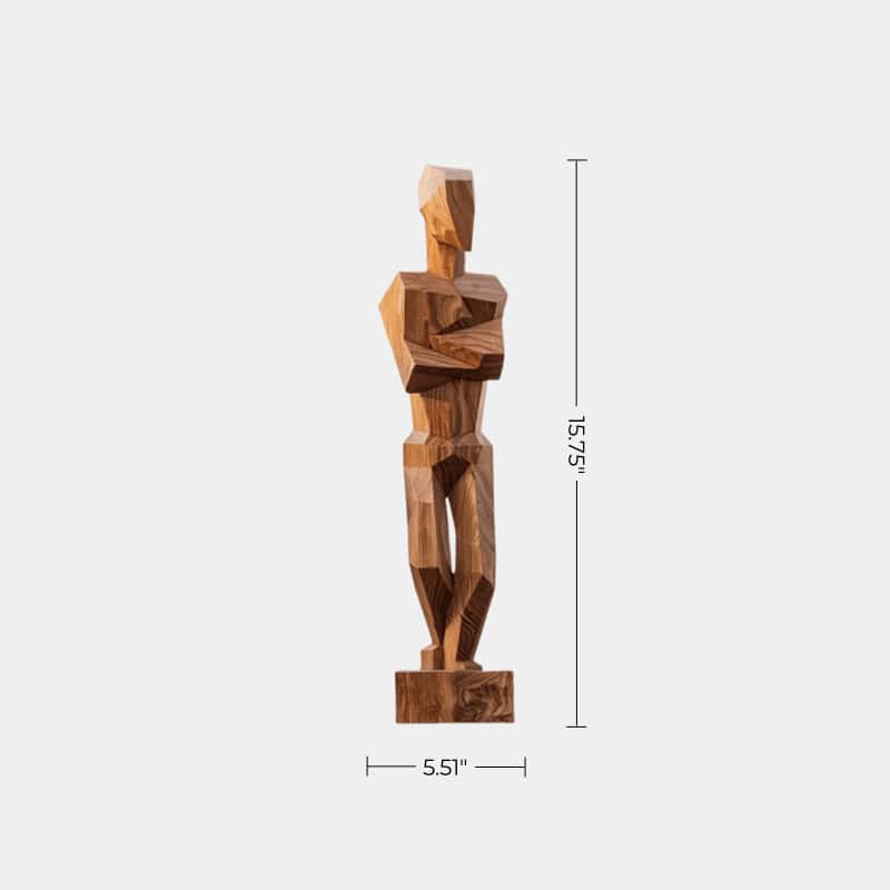 Sculpture Art Wood Carving Hand Carving Wood Crafts Diy Gift Carving Figures Body Art Wood Artwork
