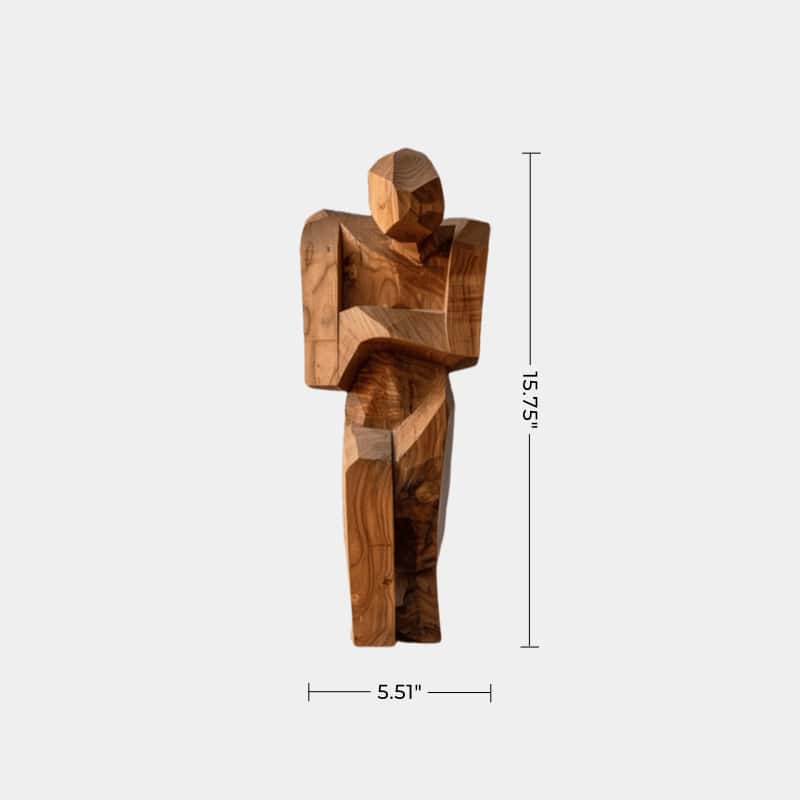Sculpture Art Wood Carving Hand Carving Wood Crafts Diy Gift Carving Figures Body Art Wood Artwork