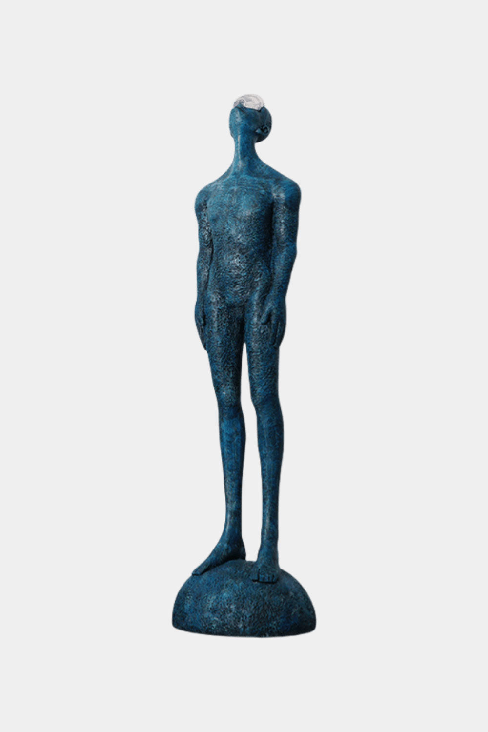 Metal Human Sculpture Fiberglass Human Sculpture Floor Standing Sculpture
