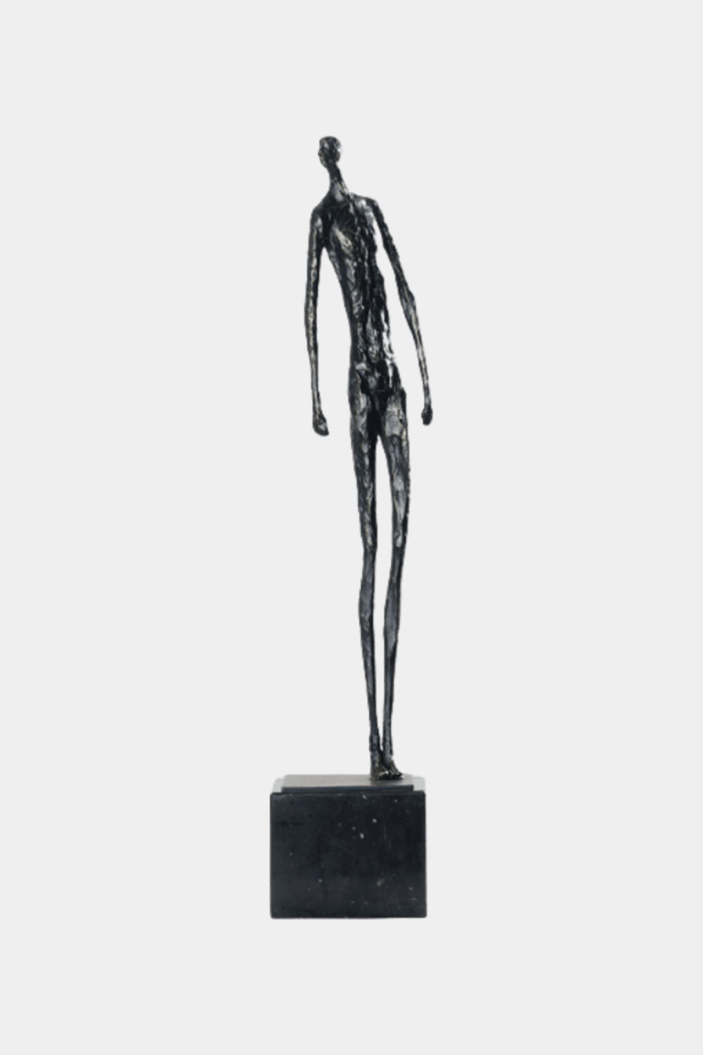 Metal Human Sculpture Metal Figurine Decor Metal Human Figure Statue Art
