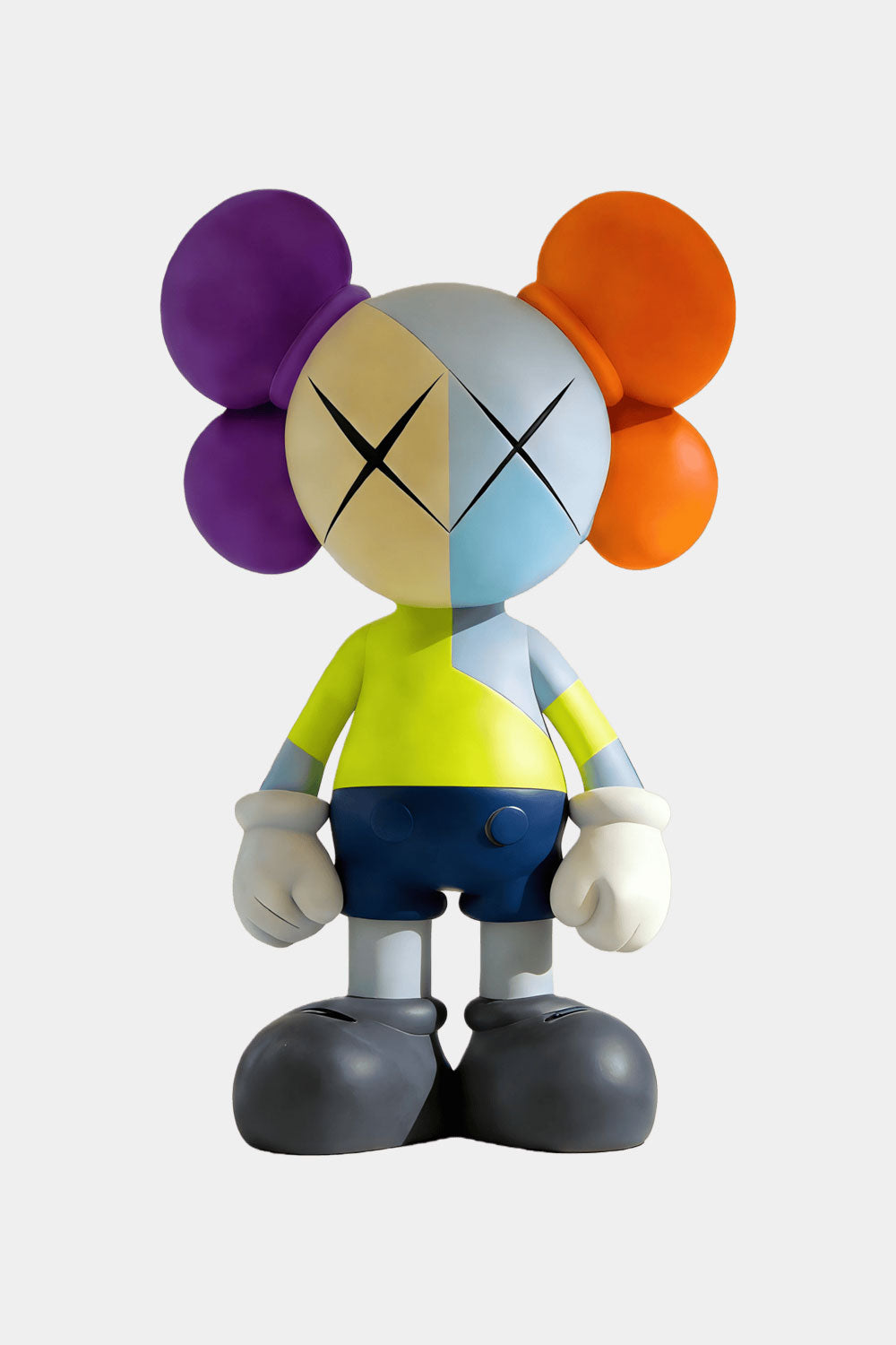 Large Floor Standing KAWS Statue Tall Colorful Pop Art Figure Artiblend