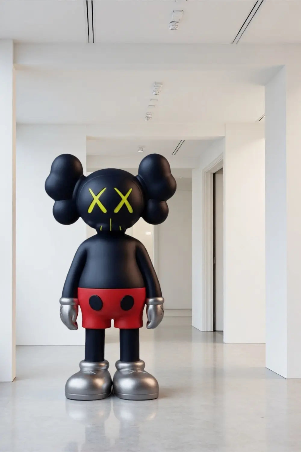 Giant KAWS Inspired Floor Statue Tall Large Sculpture Pop Art Decor | Artiblend
