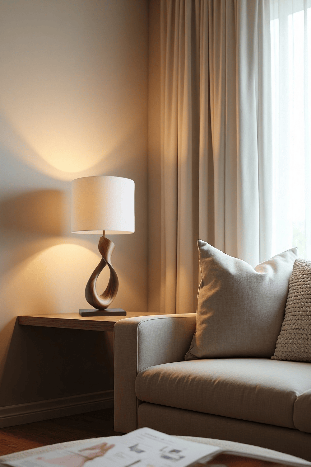 Wooden Art Lamp #WL065