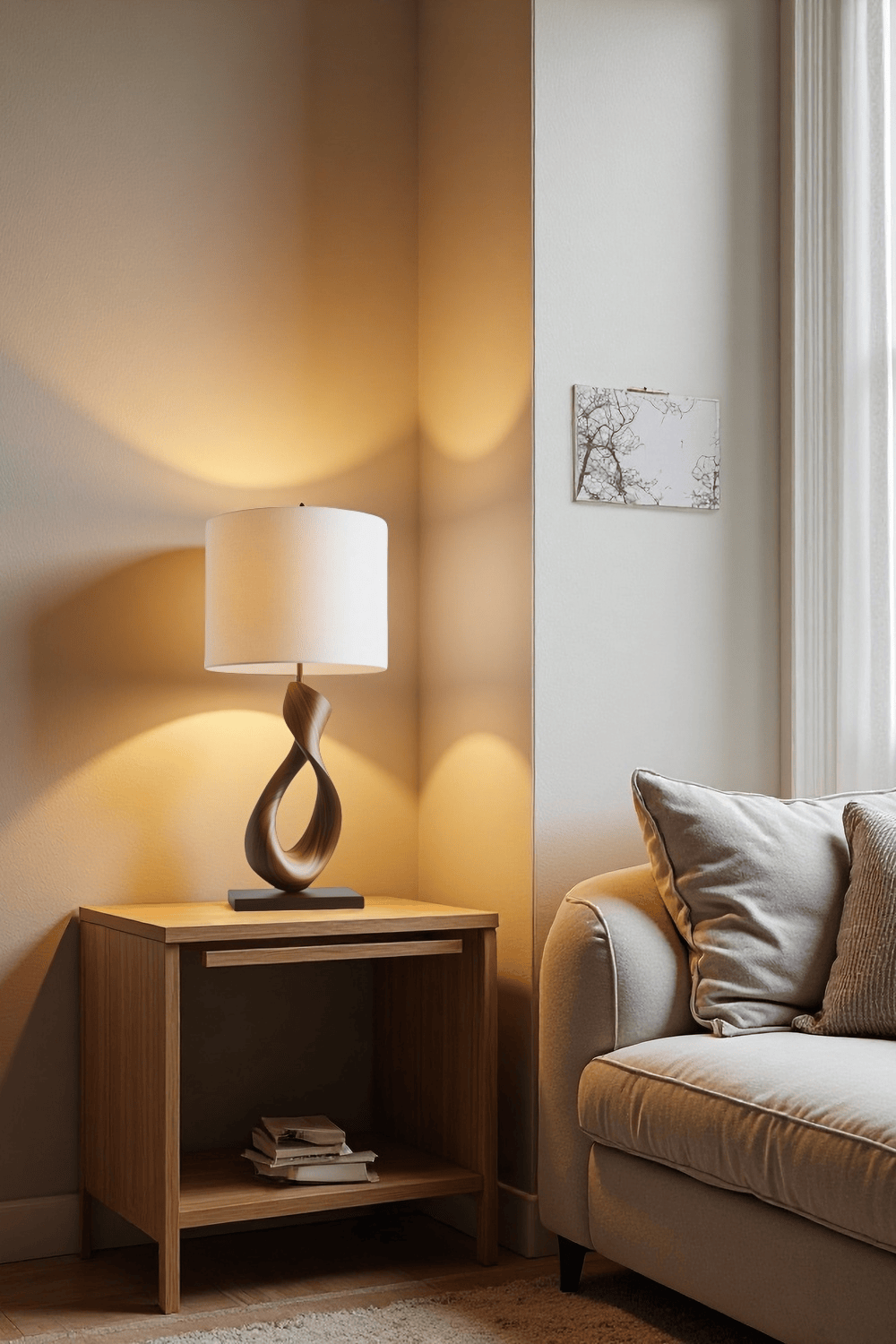 Wooden Art Lamp #WL065