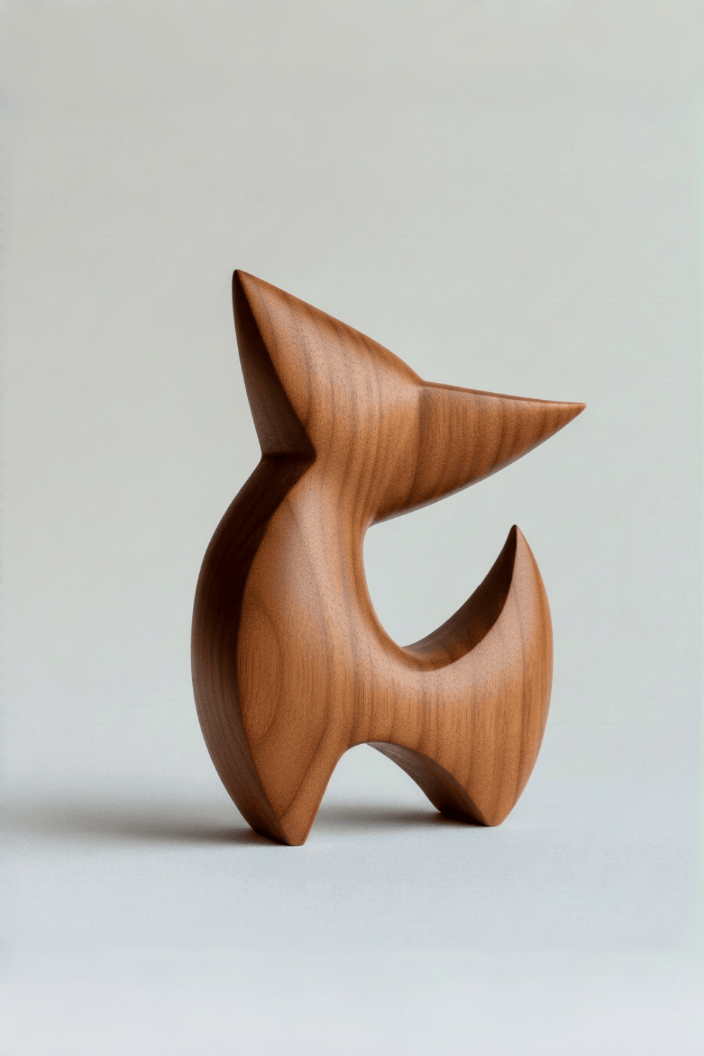 Abstract Animal Wood Sculpture Wooden Sculptures Eco Modern Home Art