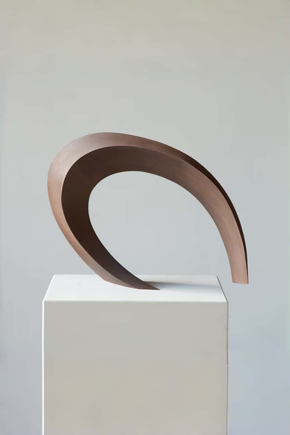 Handcrafted Abstract Wooden Sculpture Modern Minimalist Home Art Décor