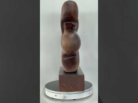 Modern Hand Carved Abstract Wood Sculpture Carving Wooden Sculpture Art