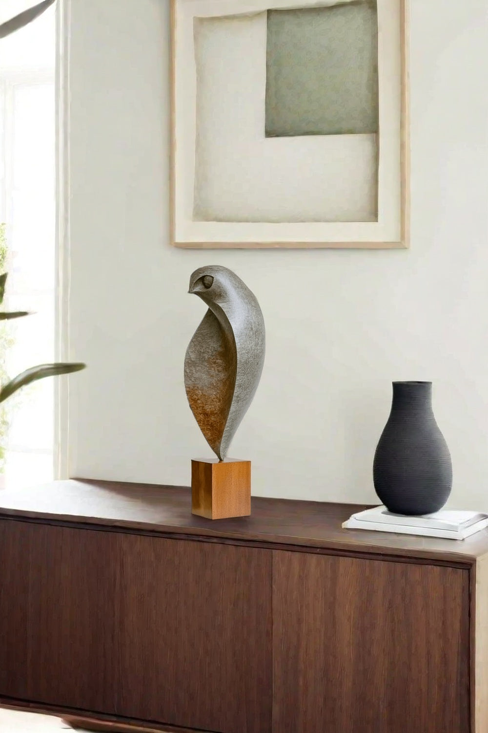 Hand Carved Hand Wooden Bird Sculpture Animals Wood Sculpture Statue