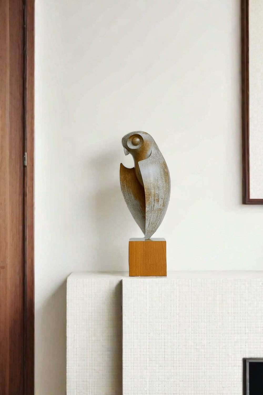 Hand Carved Hand Wooden Bird Sculpture Animals Wood Sculpture Statue