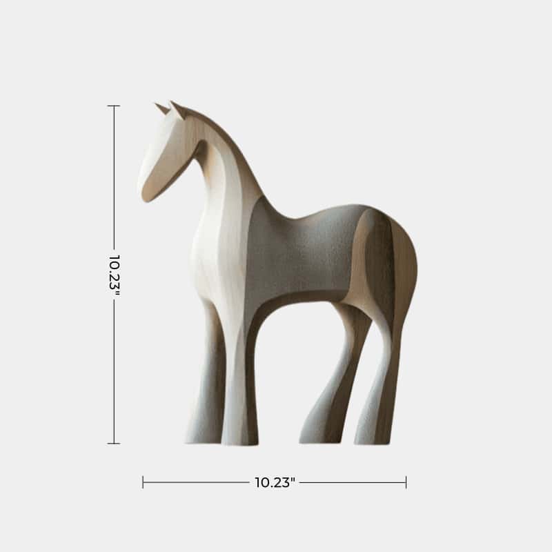 Wooden Horse Statue Wood Carving Horses In Wood Carved Animals Sculpture