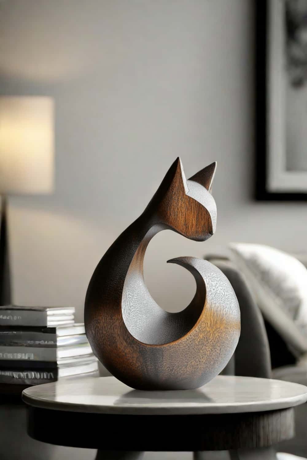 Cat Wood Carving Wooden Cat Statues Cat Wood Sculpture Wooden Cat Sculptures Animal Wood Sculpture