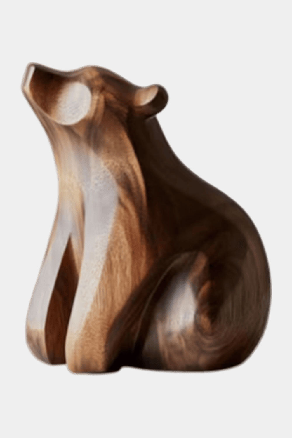 Wooden Bear Statue Wood Carved Bear Carvings Wooden Animal Sculptures