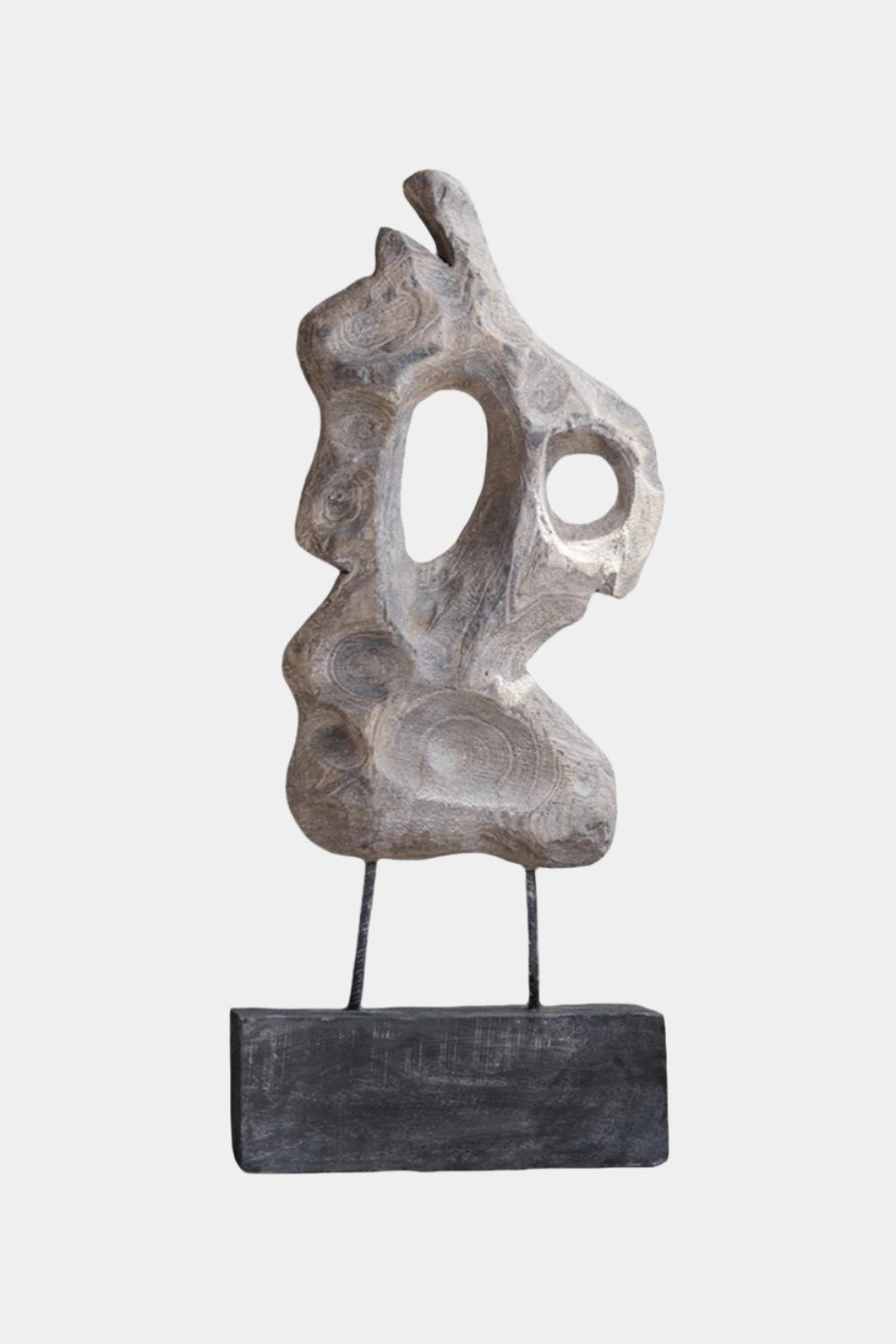 Wooden Hand Sculpture Abstract Wood Art Deco Wood Carving Sculpture