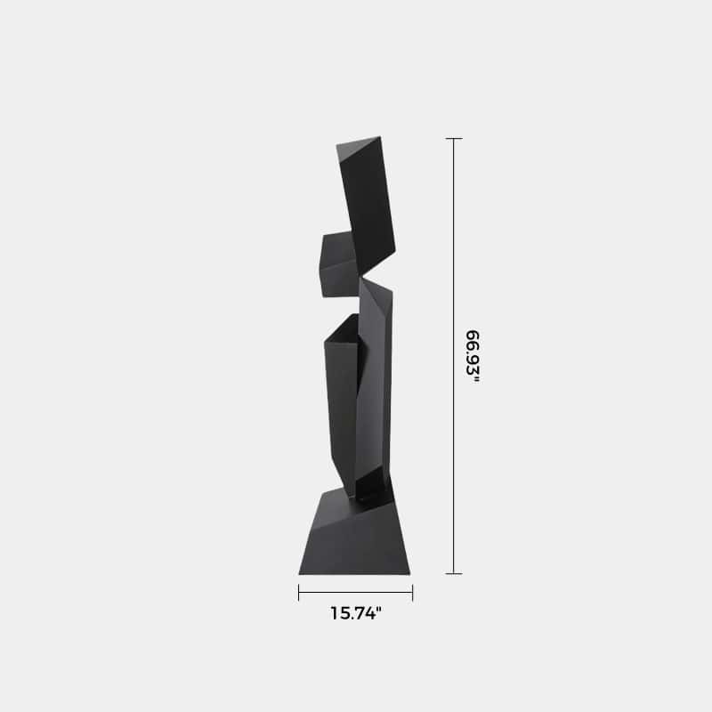 Hand Tall Wood Carved Statue Custom Large Black Wood Sculpture Near Me
