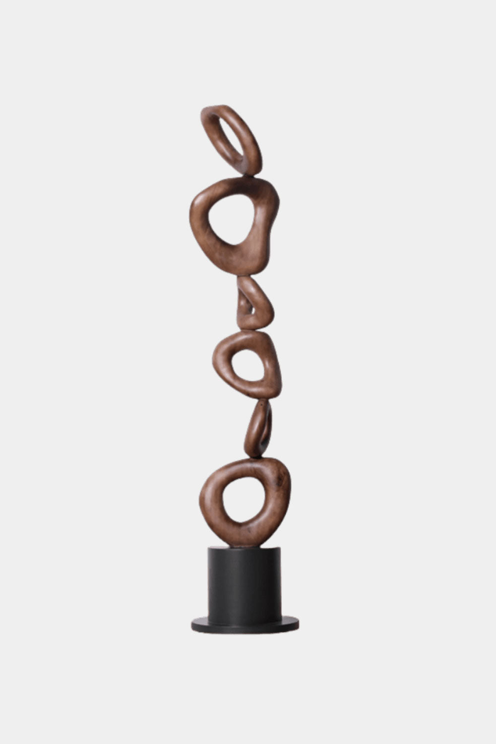 Abstract Sculpture From Wood Large Wooden Sculpture Art Wooden Statue Hand Carved
