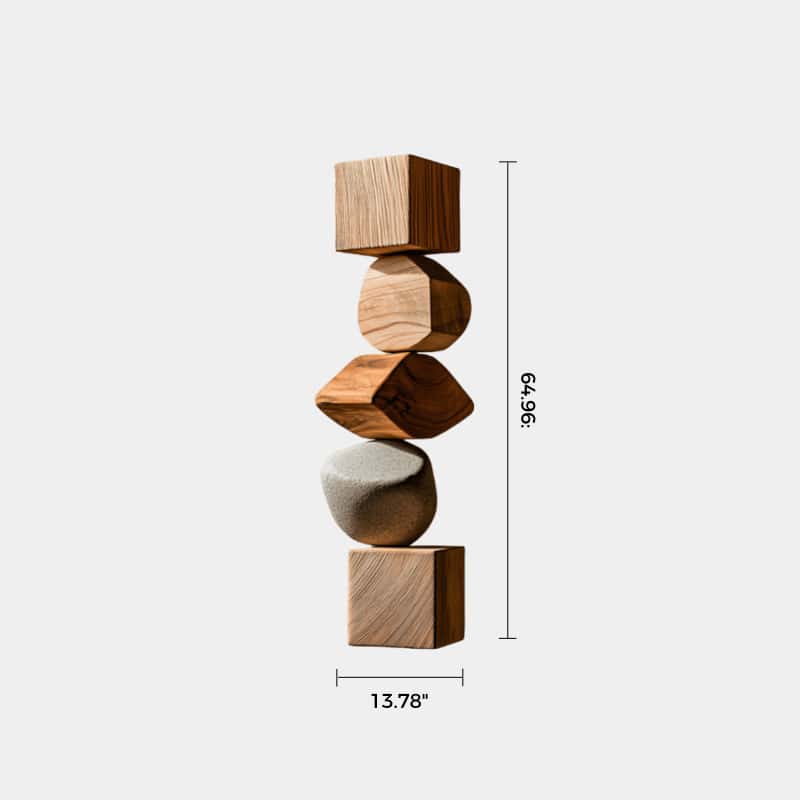 Large Abstract Wood Sculpture Hand Carved Wooden Sculpture Wood Carvings
