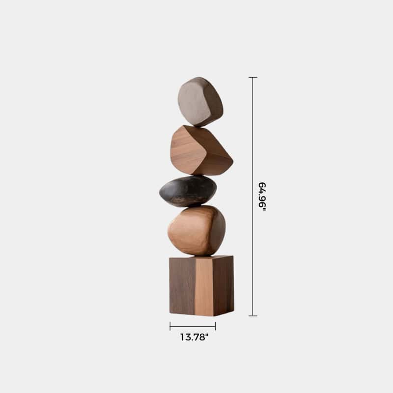 Tall Abstract Wood Sculpture Art Large Wooden Sculptures For The Home