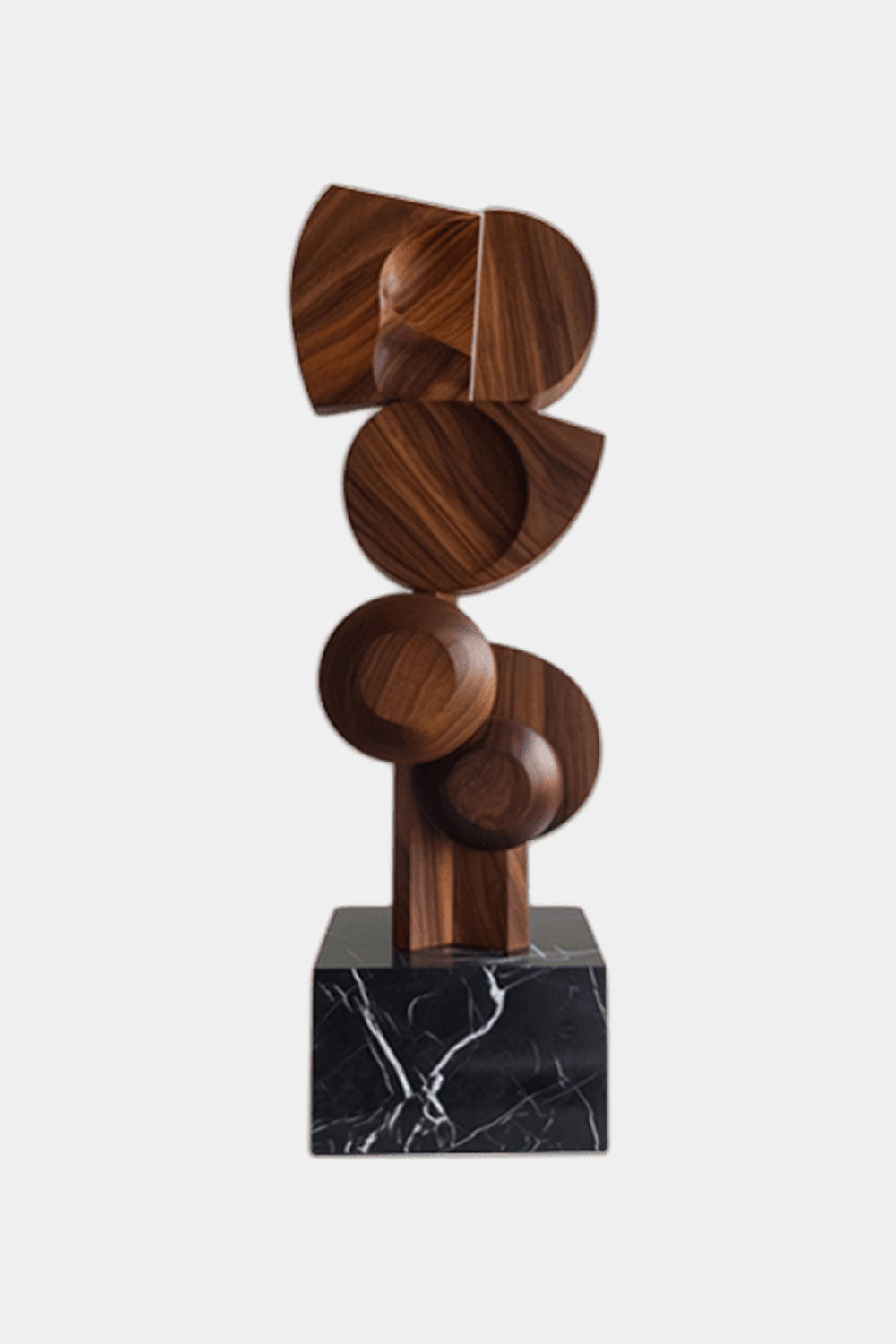 Wood Sculpture Hand Carved Abstract Wooden Sculpture Art Wood Carving