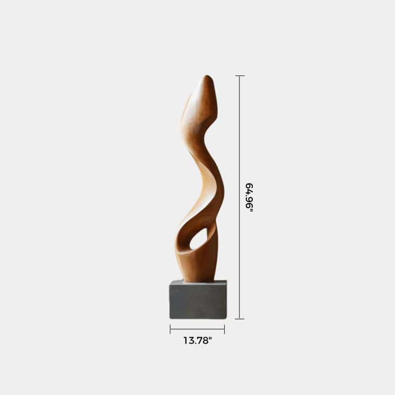 Large Wooden Sculptures For The Home Modern Abstract Wood Sculpture Art