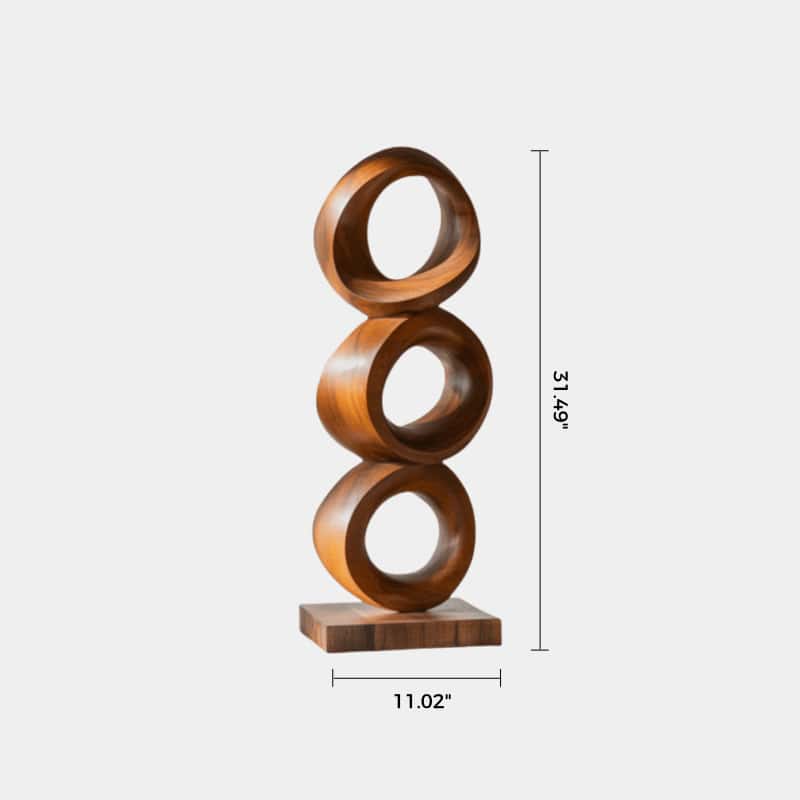 Large Wooden Sculptures For The Home Modern Abstract Wood Sculpture Art