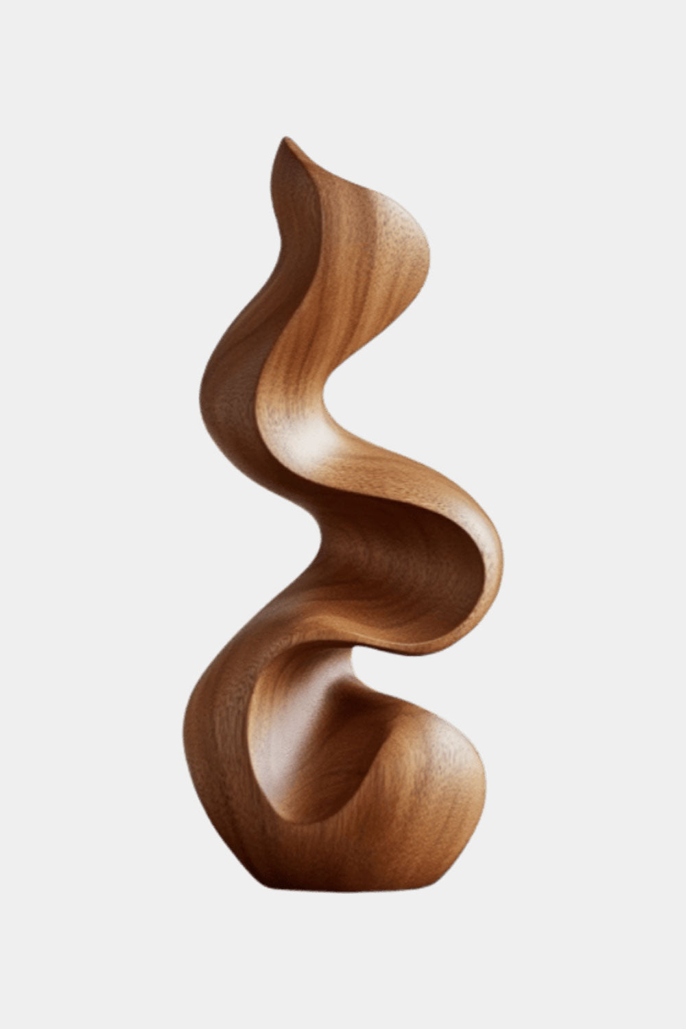 Modern Abstract Wooden Carving Hand Carved Wooden Sculpture Wood Art