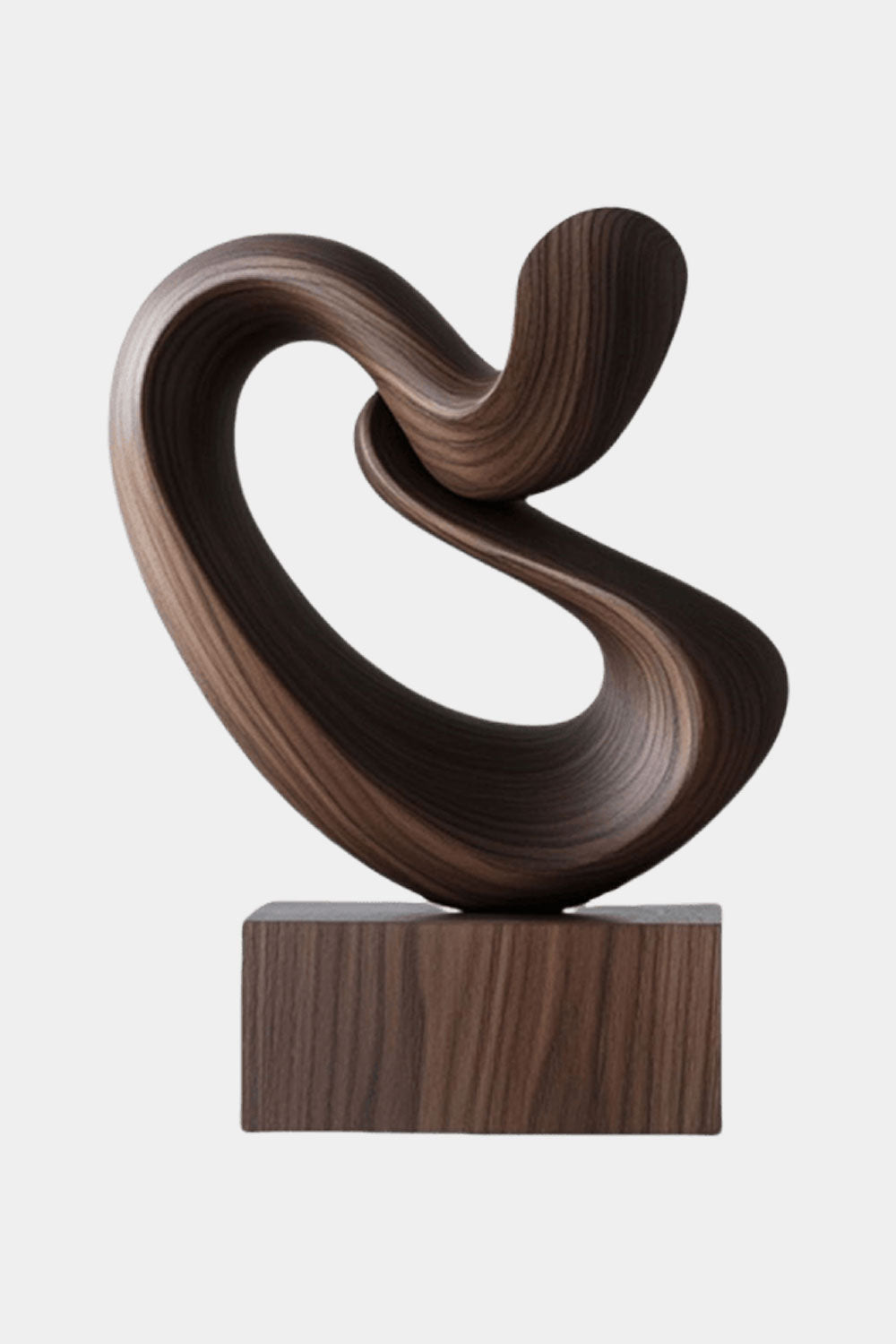 Modern Abstract Wooden Carving Hand Carved Wooden Sculpture Wood Art