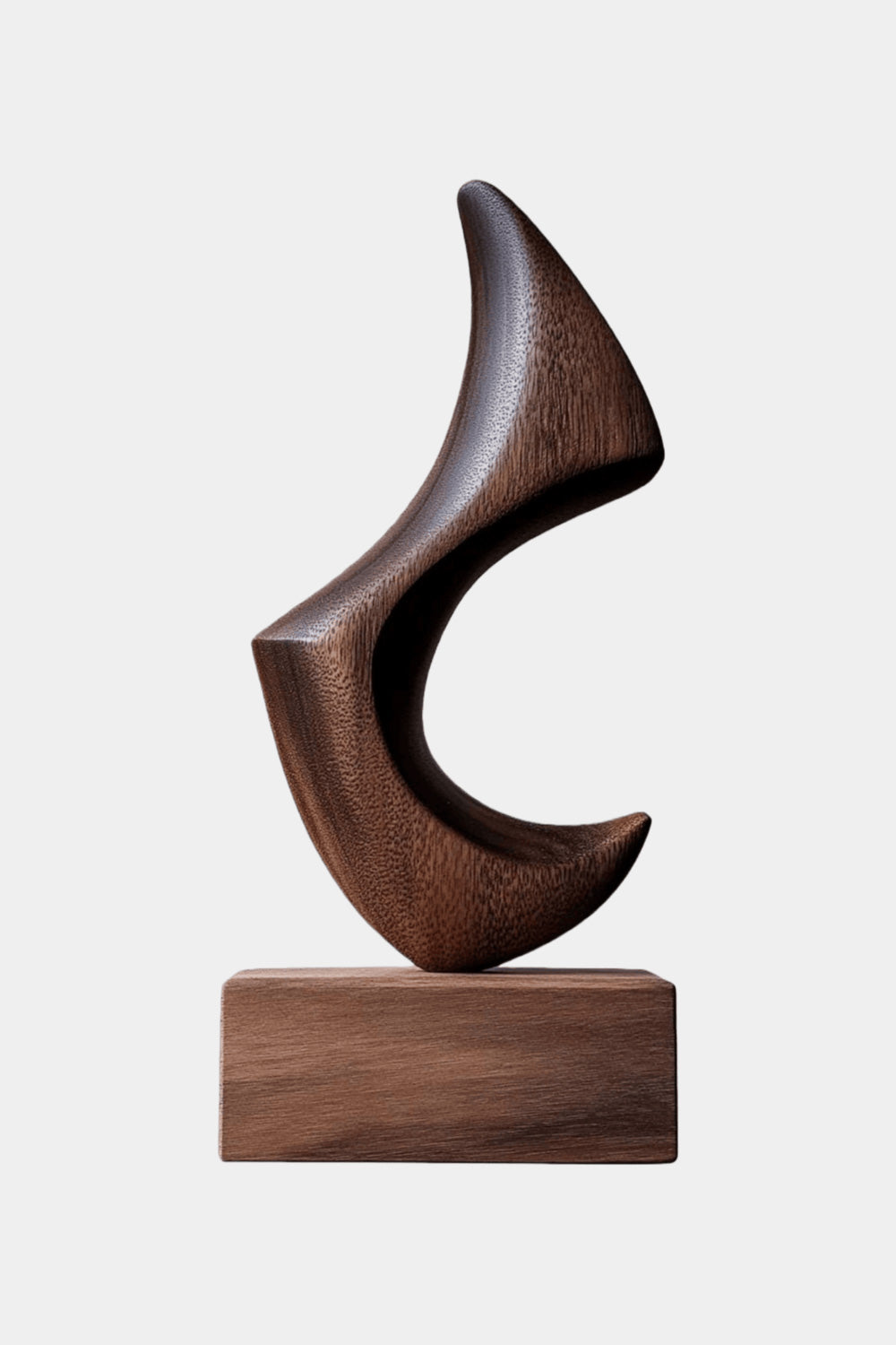 Modern Abstract Handmade Wooden Sculptures Minimalist Wood Art Decor
