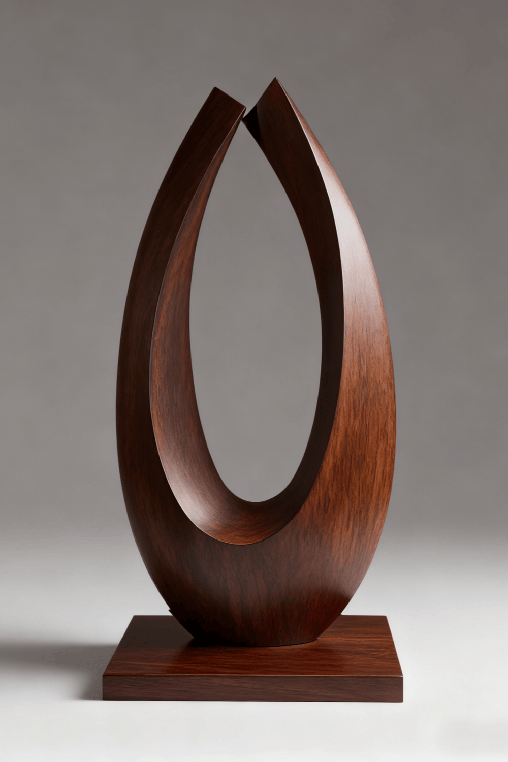 Modern Abstract Wooden Sculpture Handcrafted Luxury Home Décor Wood Art