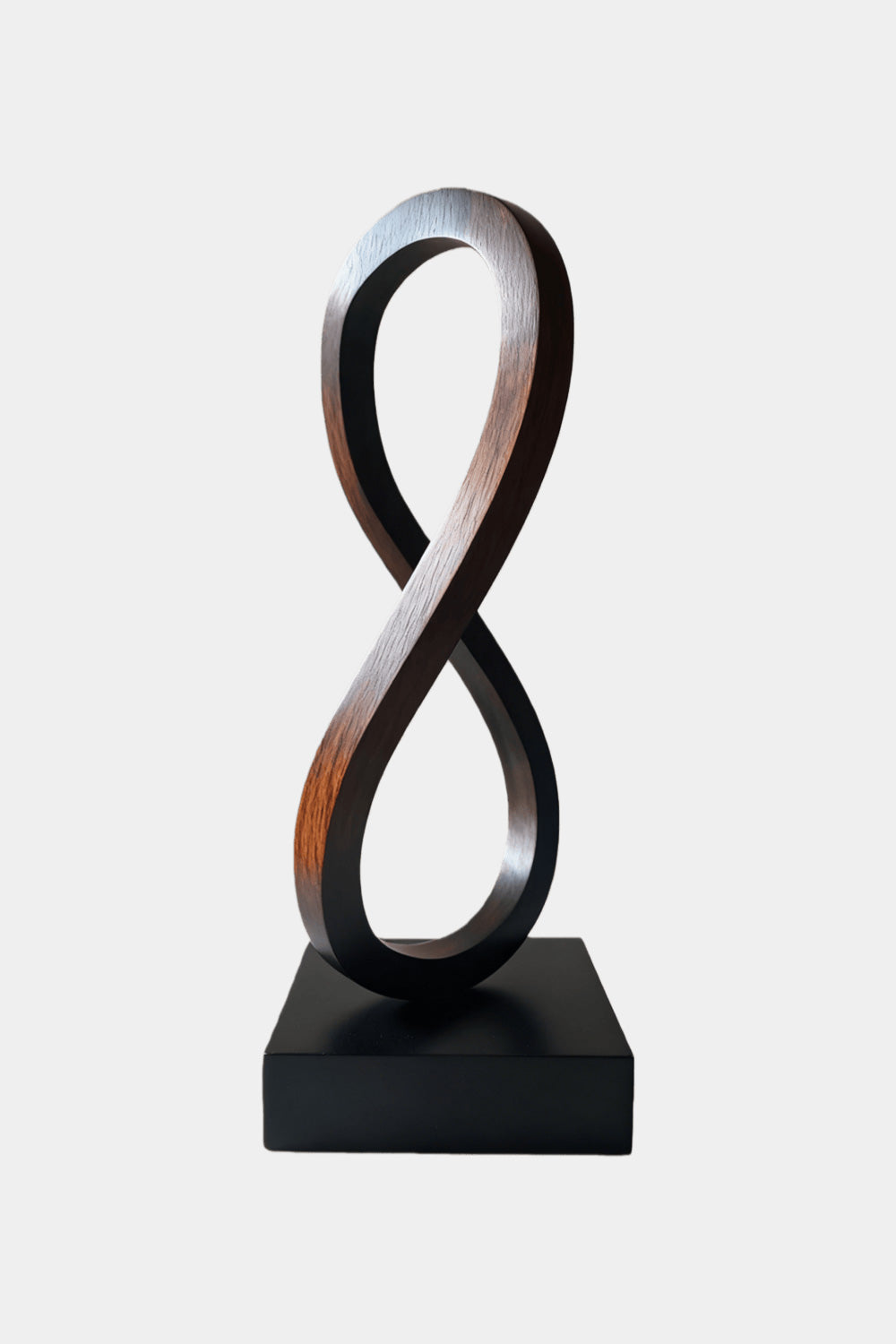 Abstract Wooden Sculpture Modern Handcrafted Wood Art Home Décor Gift