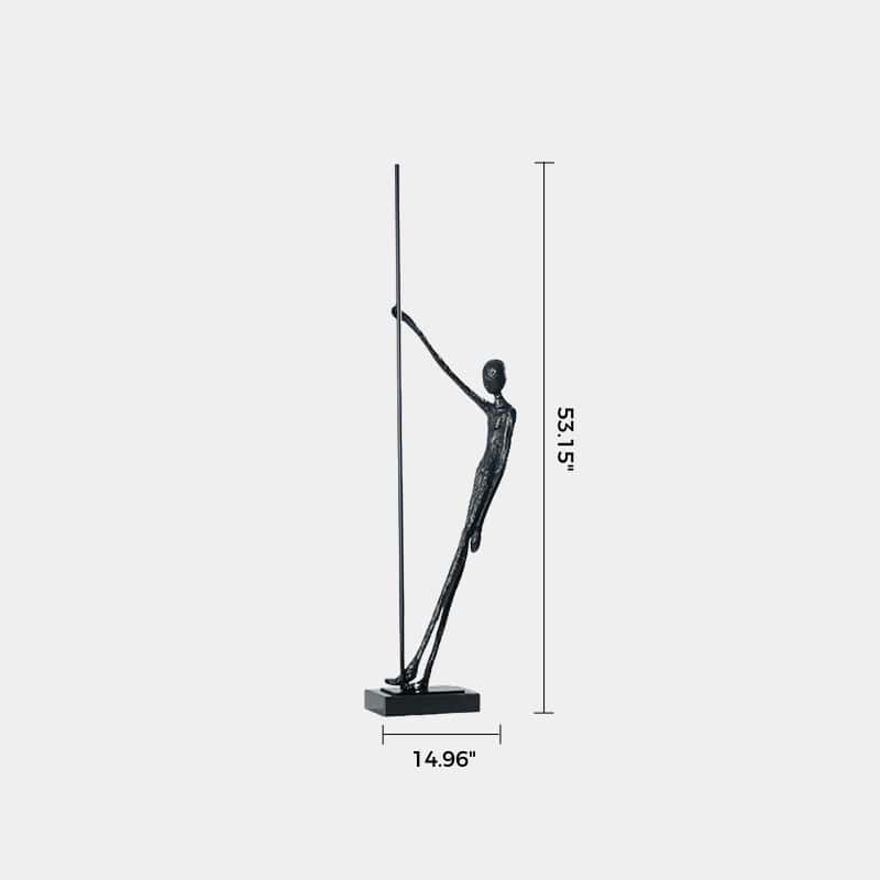 Abstract Metal Figure Statue Metal Human Sculpture Metal Art Human Figurine