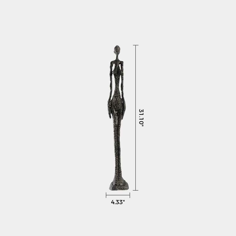 Metal Figure Sculpture Metal People Sculpture Aluminum Statue Metal Man Statue Man Of Steel Sculpture