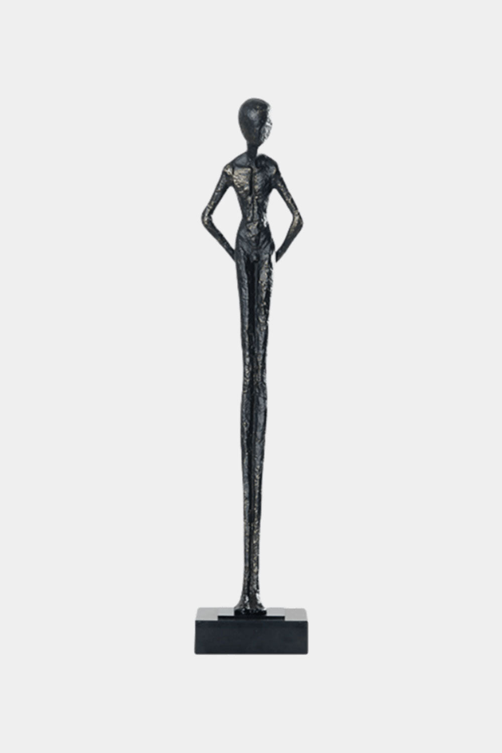 Metal Human Sculpture Metal Figurine Decor Metal Human Figure Statue Art