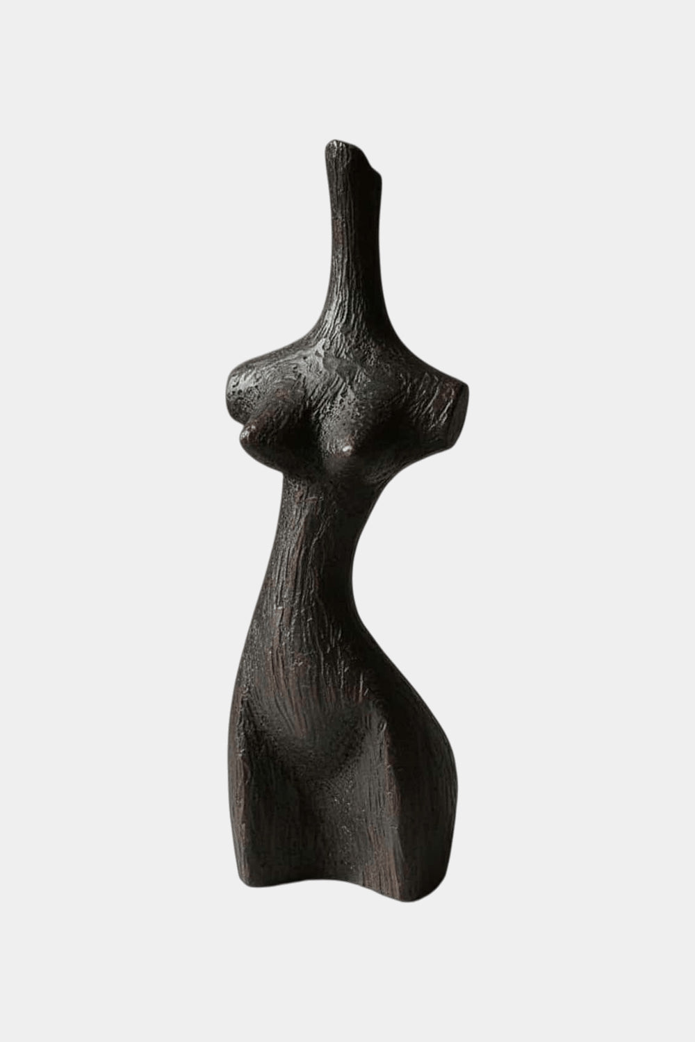 Abstract Wooden Human Sculpture Handcrafted Modern Art Decor Minimalist Wood Figurine