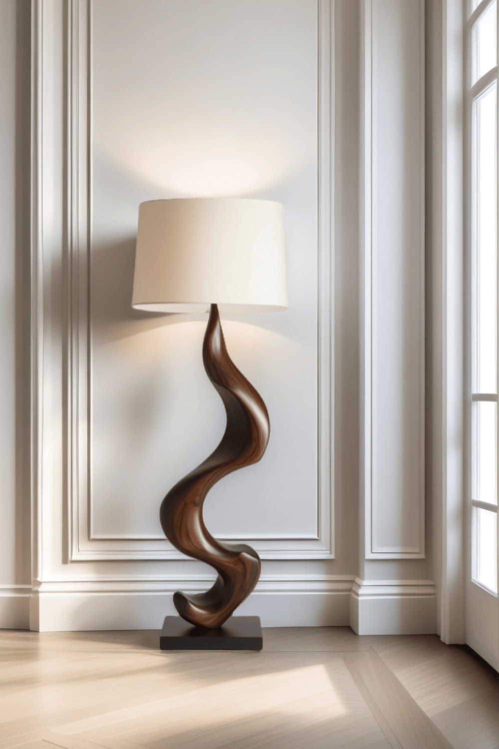 Wooden Floor Lamp Floor Wood Light Lamp Standing Wooden Lamp Floor Light Wood Modern Floor Lamp