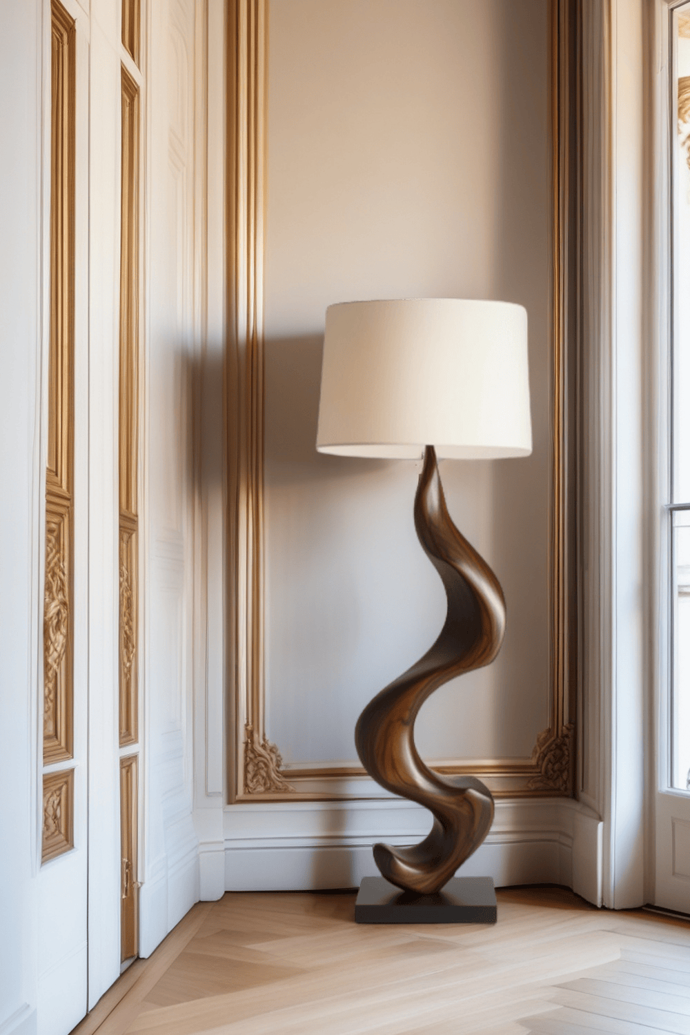 Wooden Floor Lamp Floor Wood Light Lamp Standing Wooden Lamp Floor Light Wood Modern Floor Lamp