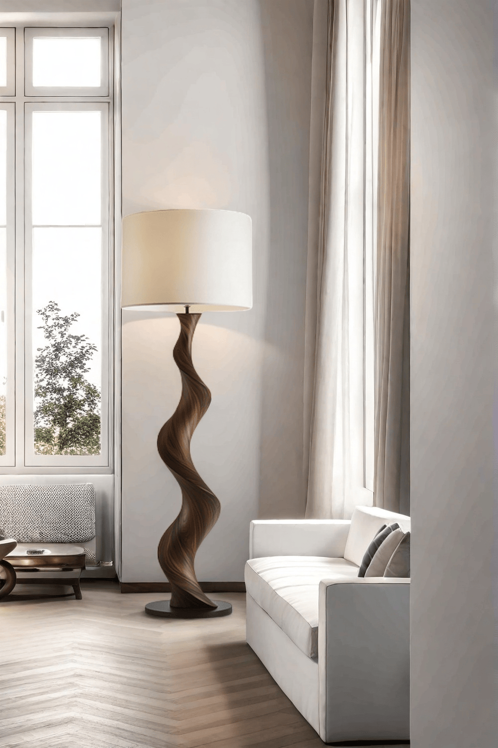 Wooden Floor Lamp Floor Wood Light Lamp Standing Wooden Lamp Floor Light Wood Modern Floor Lamp