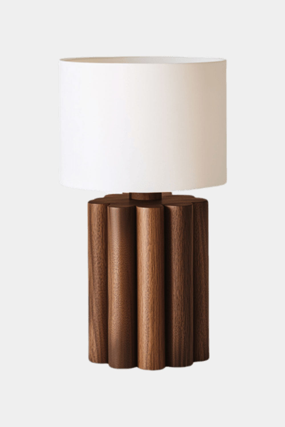 Abstract Wooden Lamp Wood Art Table Lighting Sculptural Wood Table Lamp