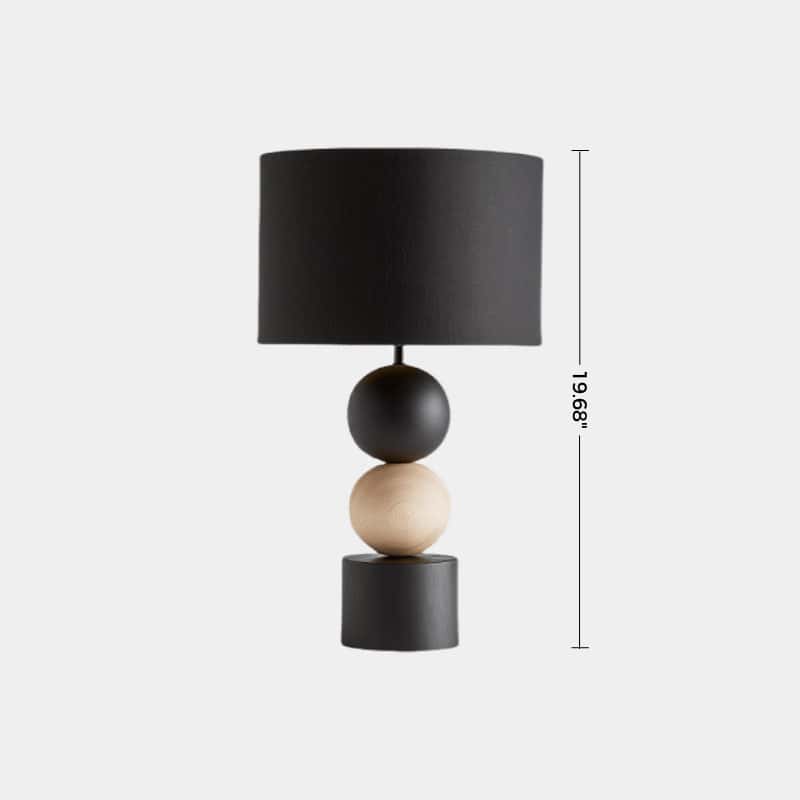 Handcrafted Wood Desk Lamp Handmade Abstract Wooden Lamp Wood Art Table Lighting