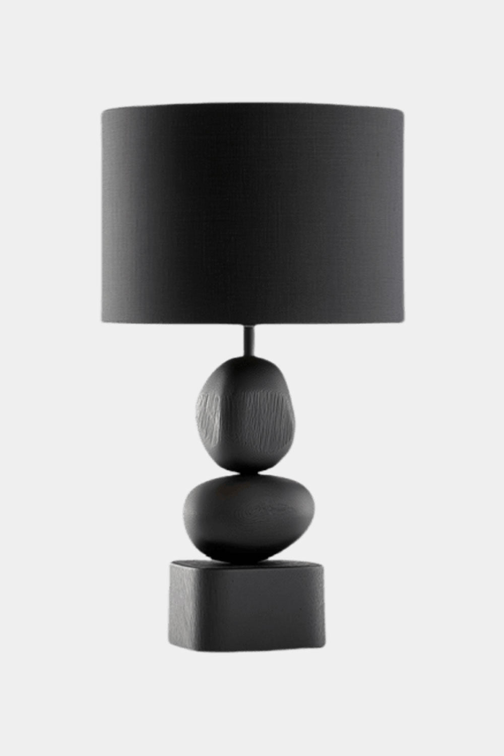Handcrafted Wood Desk Lamp Handmade Abstract Wooden Lamp Wood Art Table Lighting