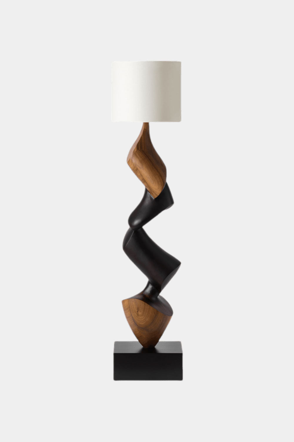 Handcrafted Large Wooden Art Floor Lamp Home Decor Wood Standing Lamp
