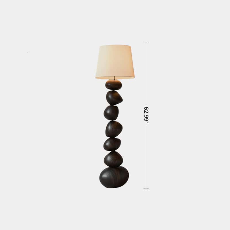 Handcrafted Large Wooden Art Floor Lamp Home Decor Wood Standing Lamp