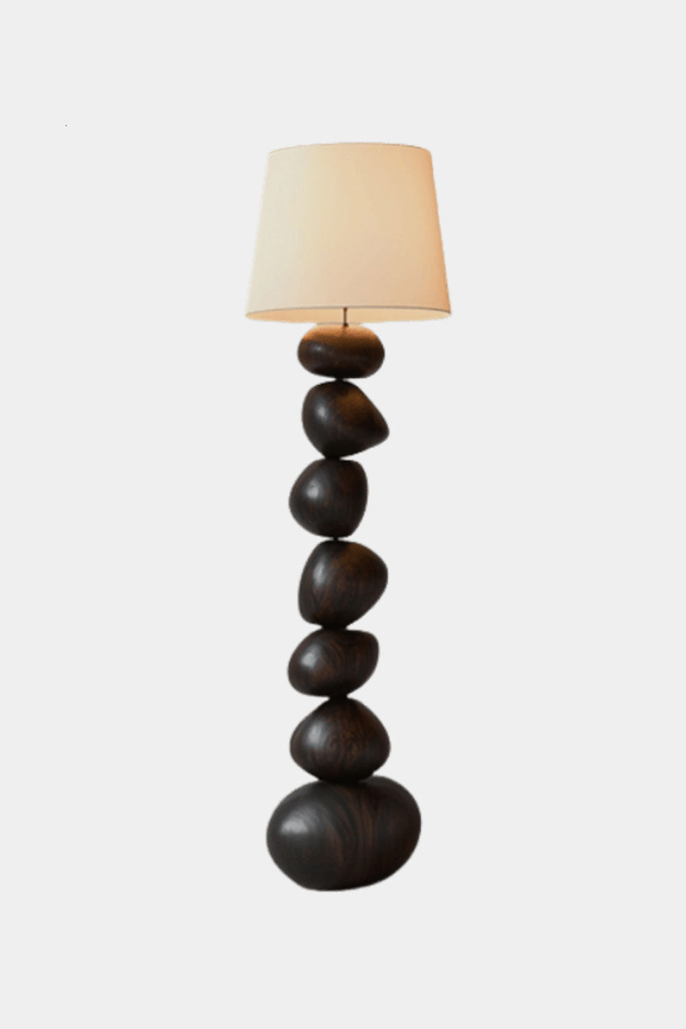 Handcrafted Large Wooden Art Floor Lamp Home Decor Wood Standing Lamp