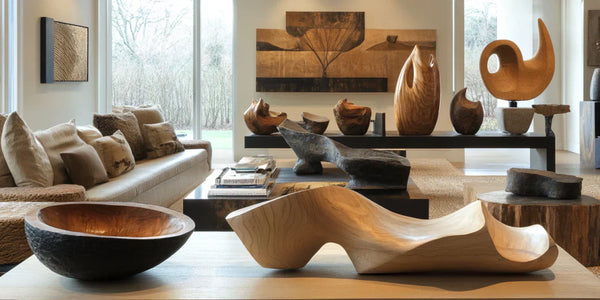 5 Creative Ideas for Decorating Your Living Room with Wood Sculptures