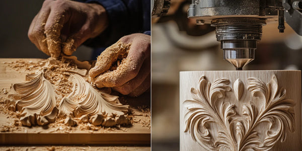 Handmade Wood Carving vs. Machine Carving: What’s the Difference?
