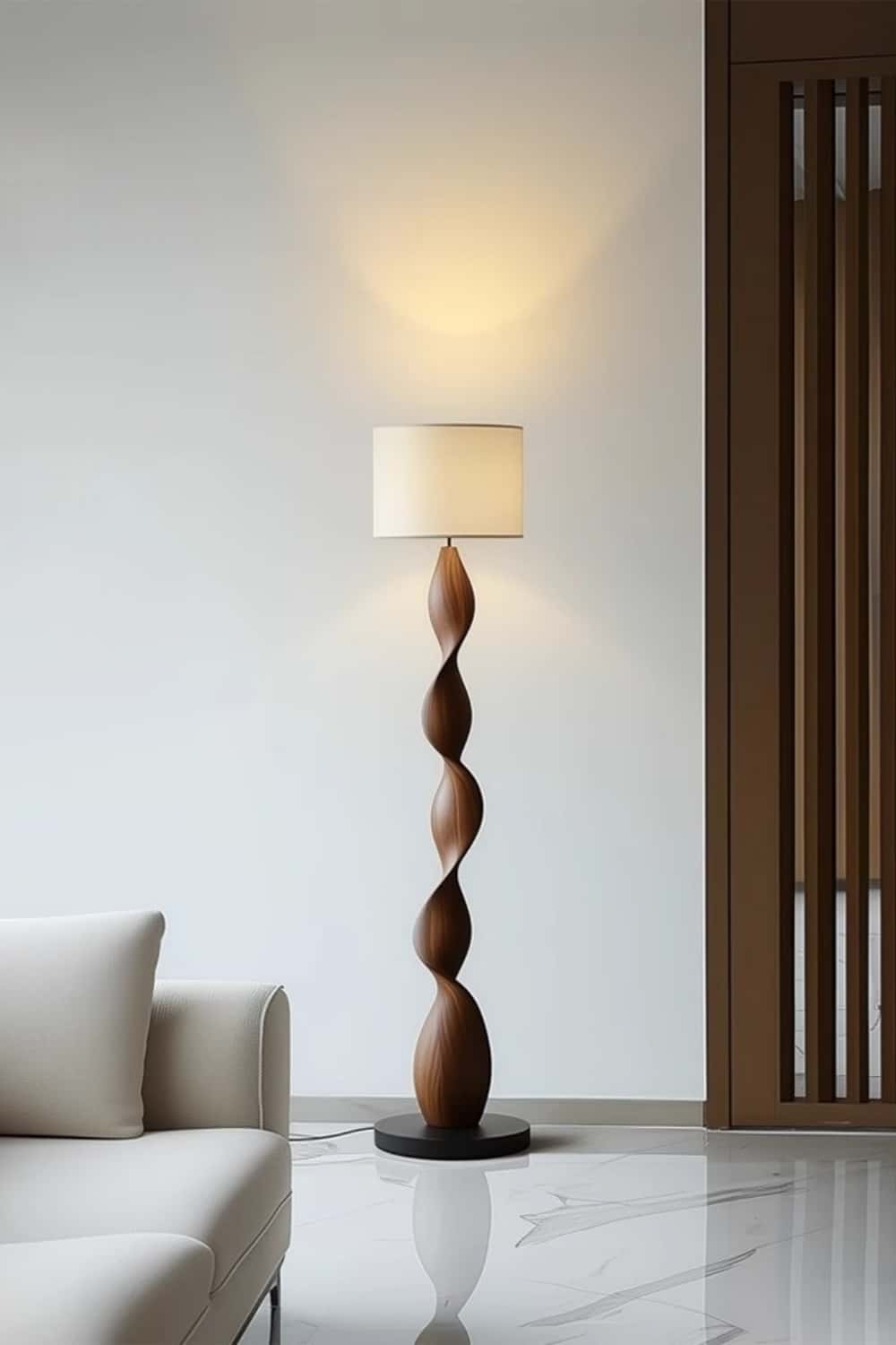 Wooden Floor Lamp Floor Wood Light Lamp Standing Wooden Lamp Floor Light Wood Modern Floor Lamp